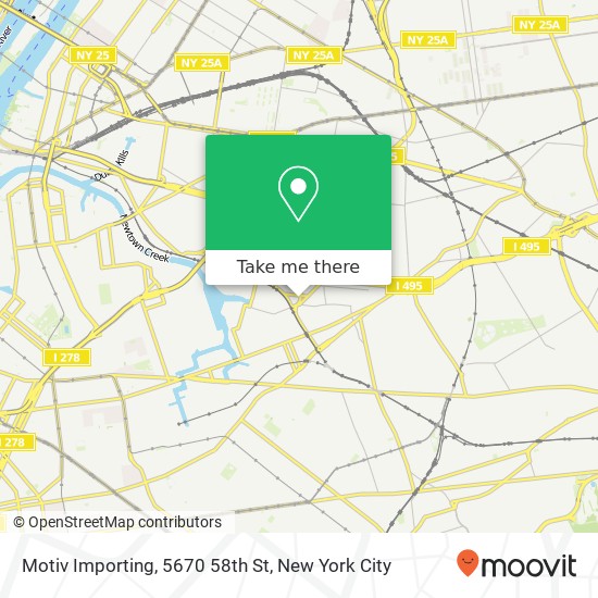 Mapa de Motiv Importing, 5670 58th St