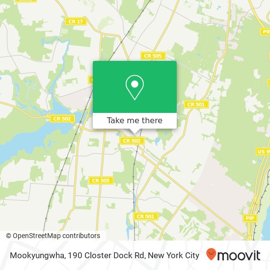 Mookyungwha, 190 Closter Dock Rd map