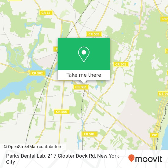 Parks Dental Lab, 217 Closter Dock Rd map