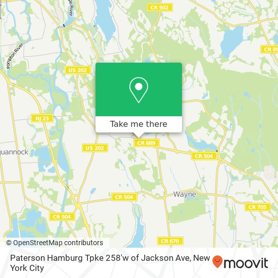 Paterson Hamburg Tpke 258'w of Jackson Ave map