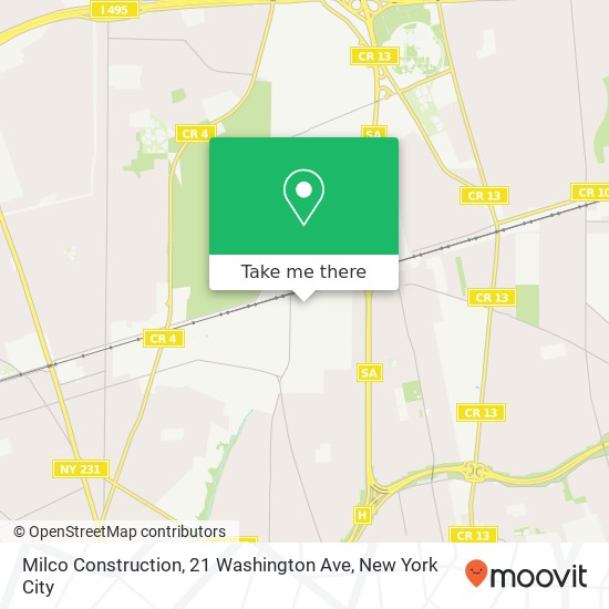 Milco Construction, 21 Washington Ave map