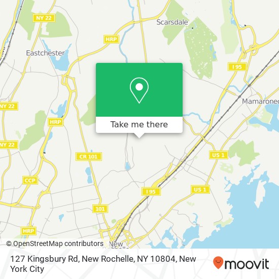 127 Kingsbury Rd, New Rochelle, NY 10804 map