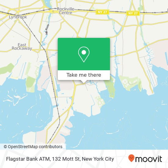 Flagstar Bank ATM, 132 Mott St map