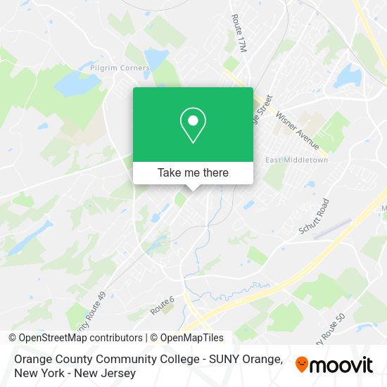 Orange County Community College - SUNY Orange, 115 South St map