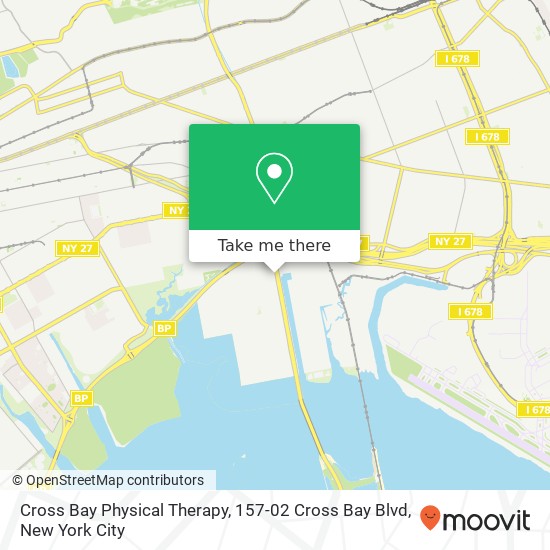Mapa de Cross Bay Physical Therapy, 157-02 Cross Bay Blvd