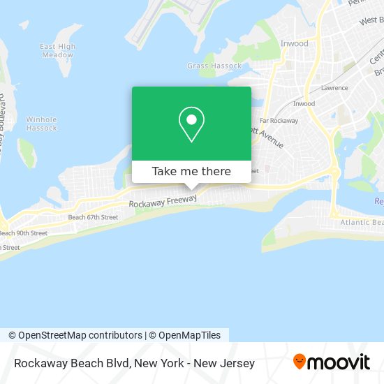 Mapa de Rockaway Beach Blvd