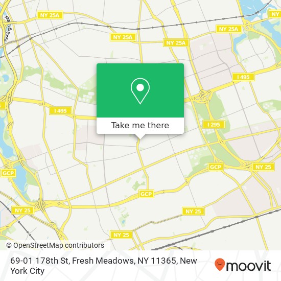 69-01 178th St, Fresh Meadows, NY 11365 map