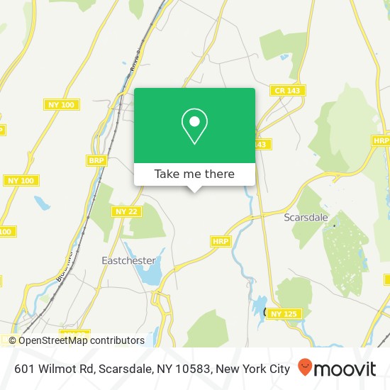 601 Wilmot Rd, Scarsdale, NY 10583 map