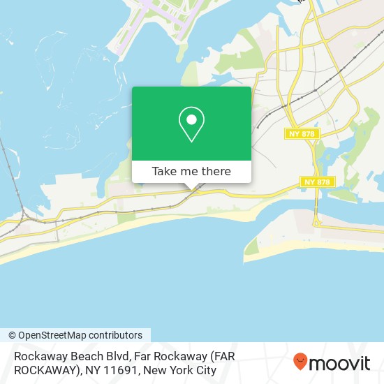 Rockaway Beach Blvd, Far Rockaway (FAR ROCKAWAY), NY 11691 map