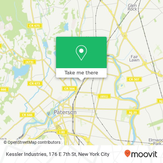 Kessler Industries, 176 E 7th St map