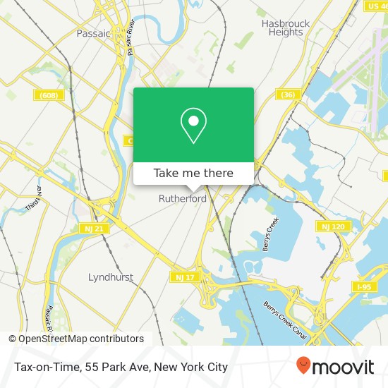 Tax-on-Time, 55 Park Ave map