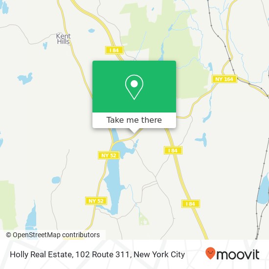 Mapa de Holly Real Estate, 102 Route 311