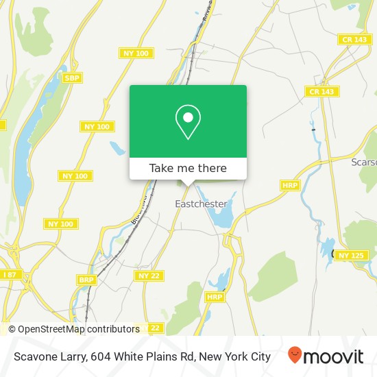 Mapa de Scavone Larry, 604 White Plains Rd