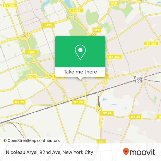 Nicoleau Aryel, 92nd Ave map