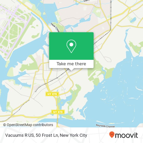 Vacuums R US, 50 Frost Ln map