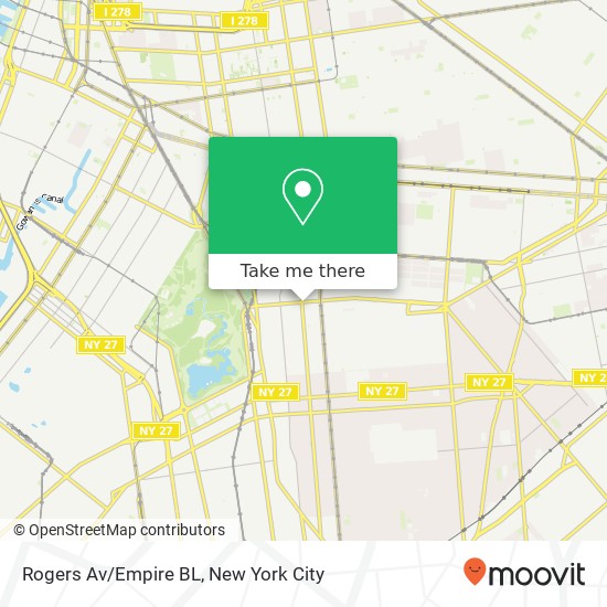 Rogers Av/Empire BL map