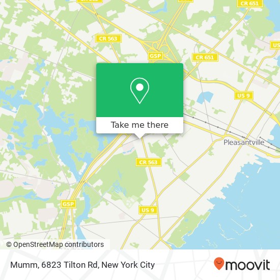 Mapa de Mumm, 6823 Tilton Rd