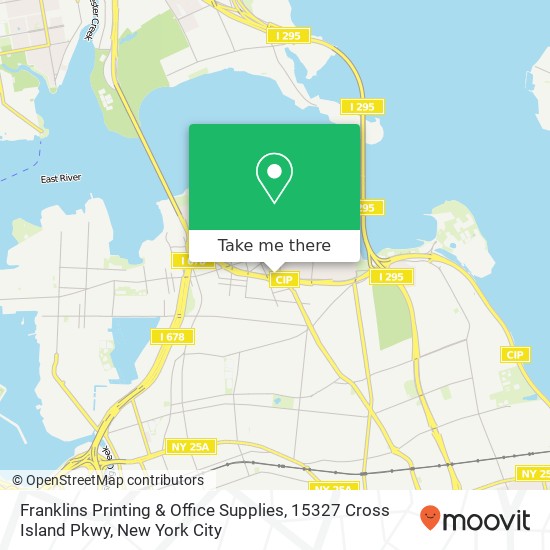 Franklins Printing & Office Supplies, 15327 Cross Island Pkwy map