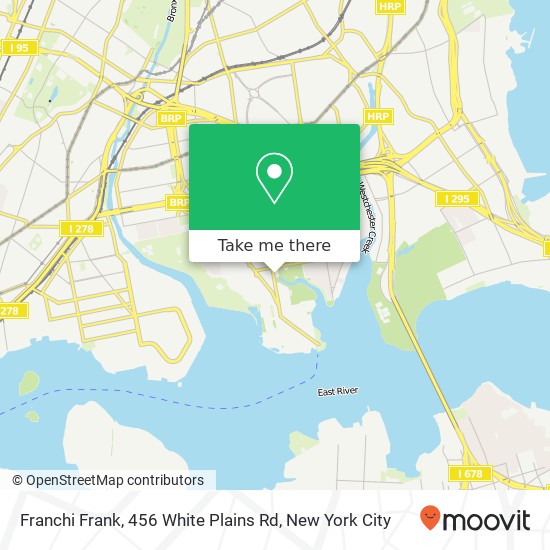 Mapa de Franchi Frank, 456 White Plains Rd