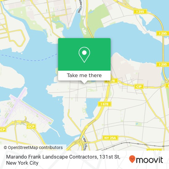 Mapa de Marando Frank Landscape Contractors, 131st St