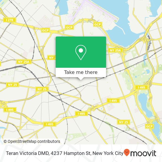 Mapa de Teran Victoria DMD, 4237 Hampton St