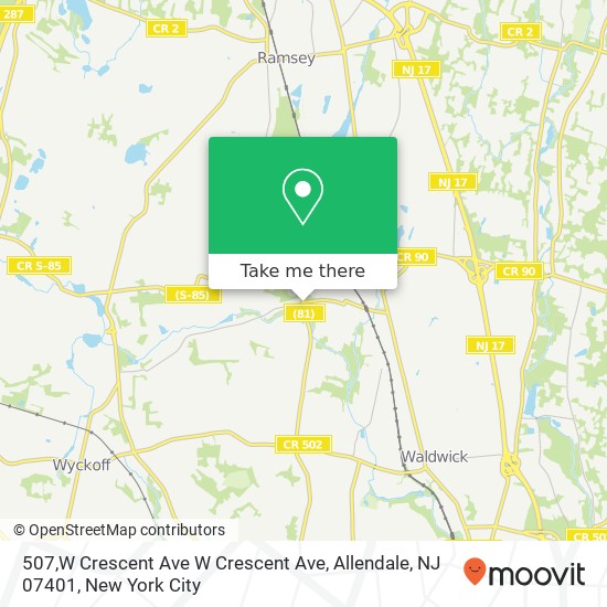 507,W Crescent Ave W Crescent Ave, Allendale, NJ 07401 map