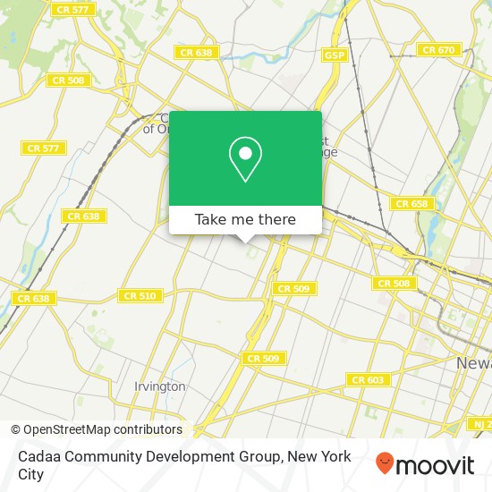 Cadaa Community Development Group map