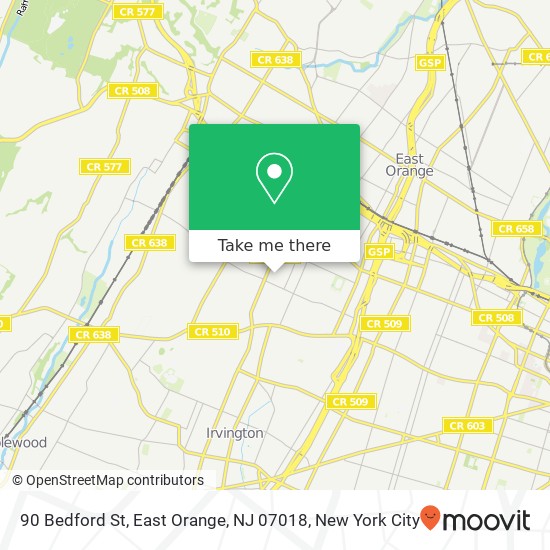 90 Bedford St, East Orange, NJ 07018 map