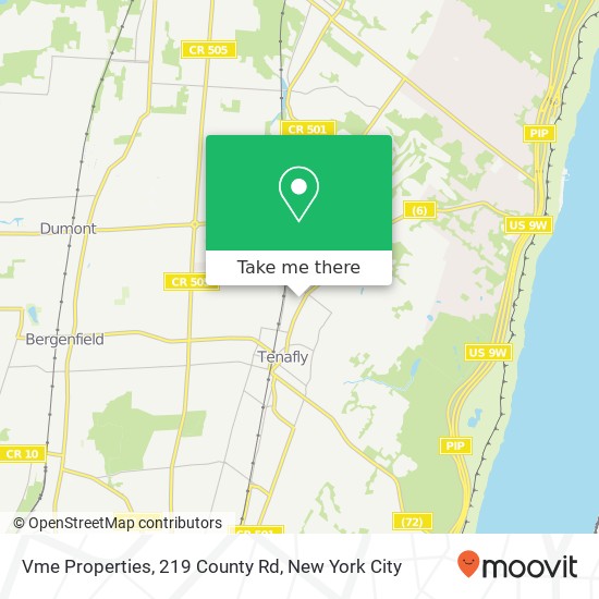 Mapa de Vme Properties, 219 County Rd