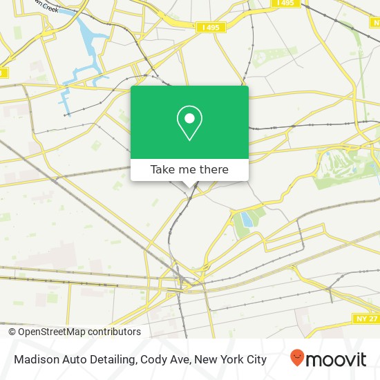 Madison Auto Detailing, Cody Ave map