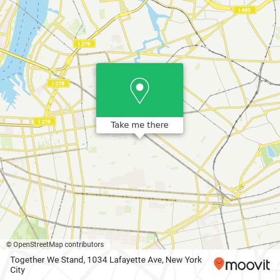 Together We Stand, 1034 Lafayette Ave map