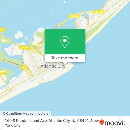 160 S Rhode Island Ave, Atlantic City, NJ 08401 map