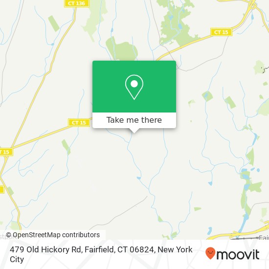 479 Old Hickory Rd, Fairfield, CT 06824 map