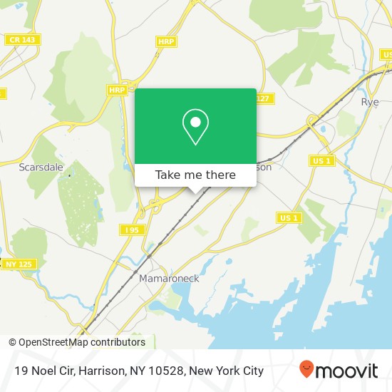 19 Noel Cir, Harrison, NY 10528 map