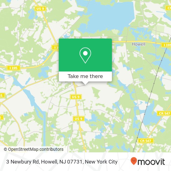 3 Newbury Rd, Howell, NJ 07731 map