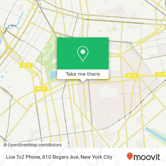 Live Tv2 Phone, 810 Rogers Ave map