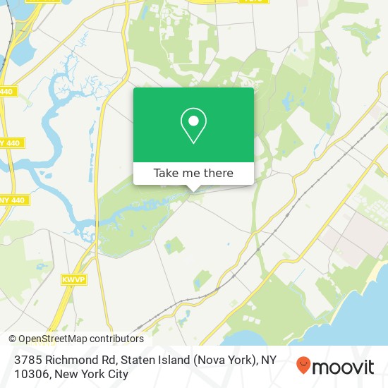 3785 Richmond Rd, Staten Island (Nova York), NY 10306 map