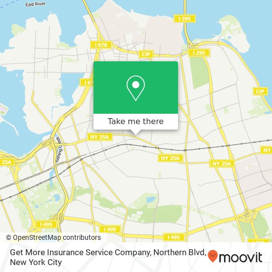 Mapa de Get More Insurance Service Company, Northern Blvd