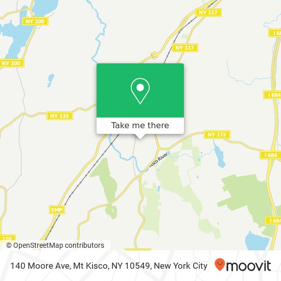 140 Moore Ave, Mt Kisco, NY 10549 map