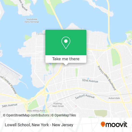 Mapa de Lowell School