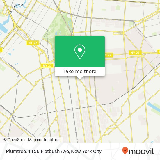 Plumtree, 1156 Flatbush Ave map