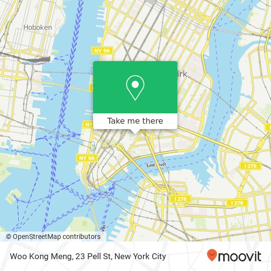 Woo Kong Meng, 23 Pell St map