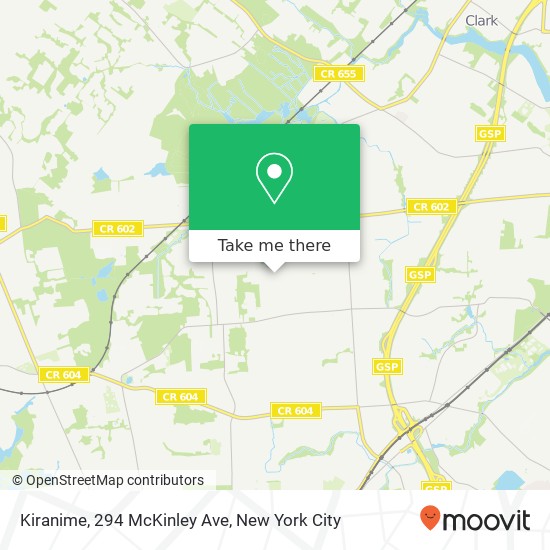 Mapa de Kiranime, 294 McKinley Ave