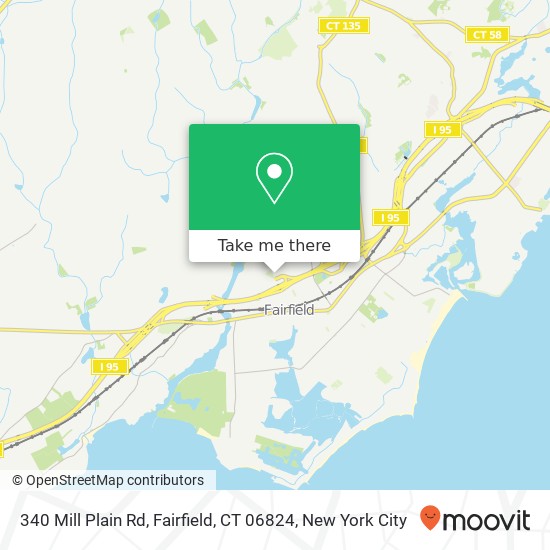 340 Mill Plain Rd, Fairfield, CT 06824 map