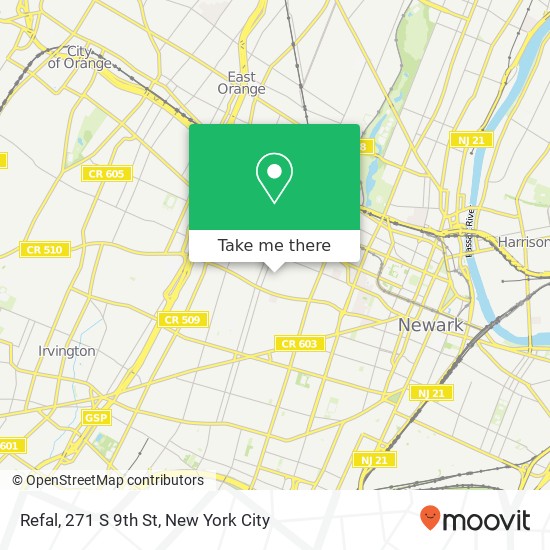 Refal, 271 S 9th St map