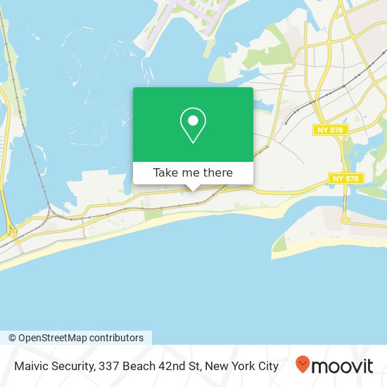 Mapa de Maivic Security, 337 Beach 42nd St