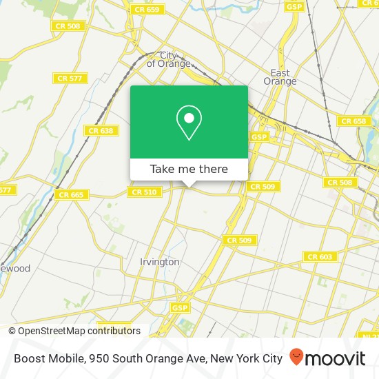 Boost Mobile, 950 South Orange Ave map