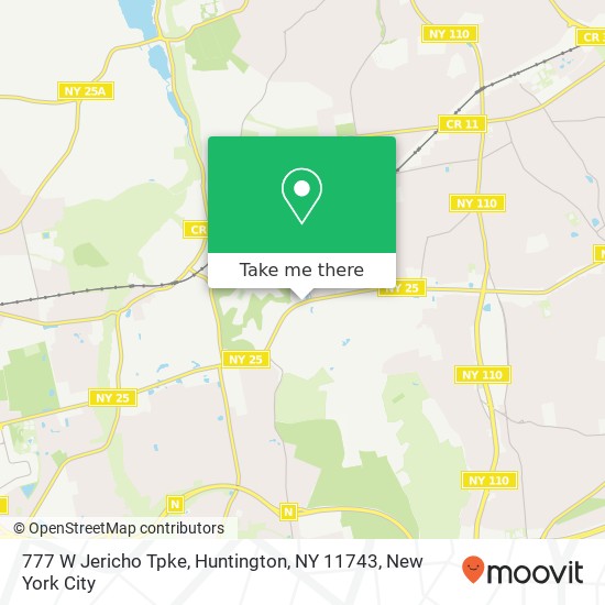 Mapa de 777 W Jericho Tpke, Huntington, NY 11743