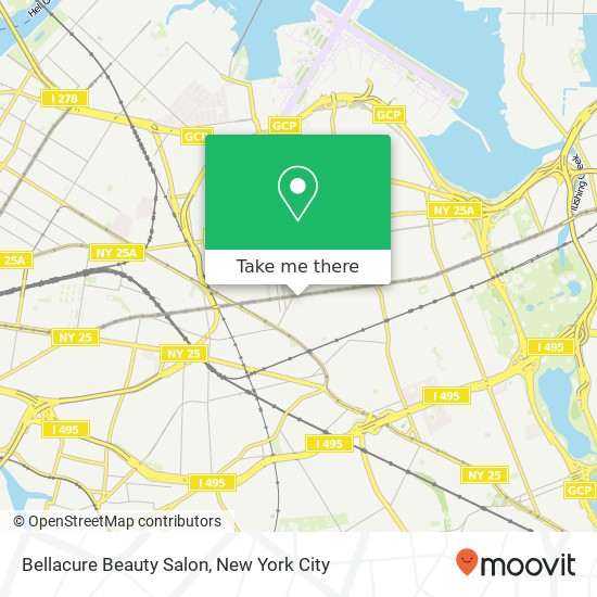 Mapa de Bellacure Beauty Salon, 40-23 Gleane St