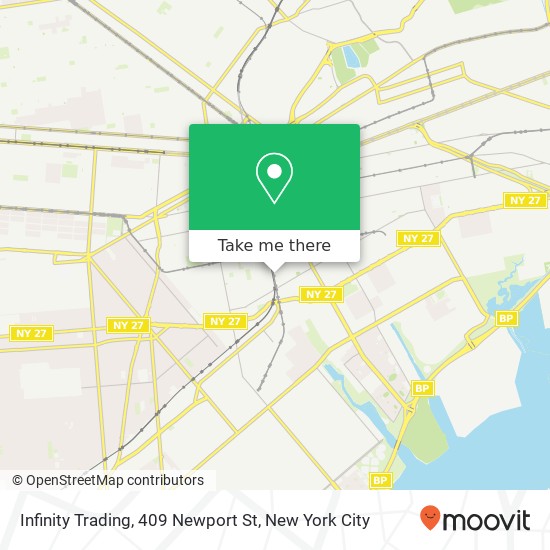 Infinity Trading, 409 Newport St map